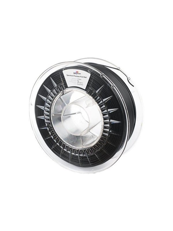 Spectrum 3D Filament / PLA Premium Matt / â 1.75 mm / Deep Black / Black / 1 kg